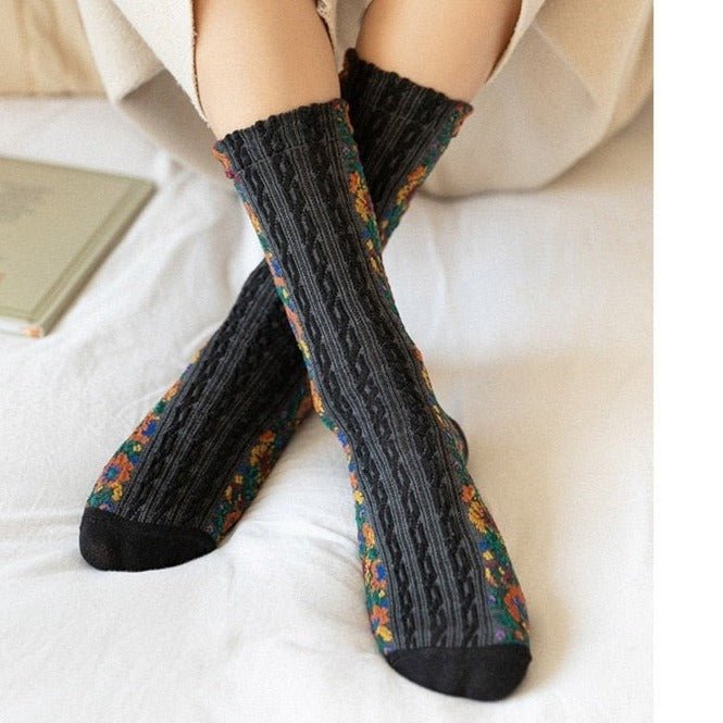 FloraFarben™ Flower-Power Socken | 1+2 GRATIS