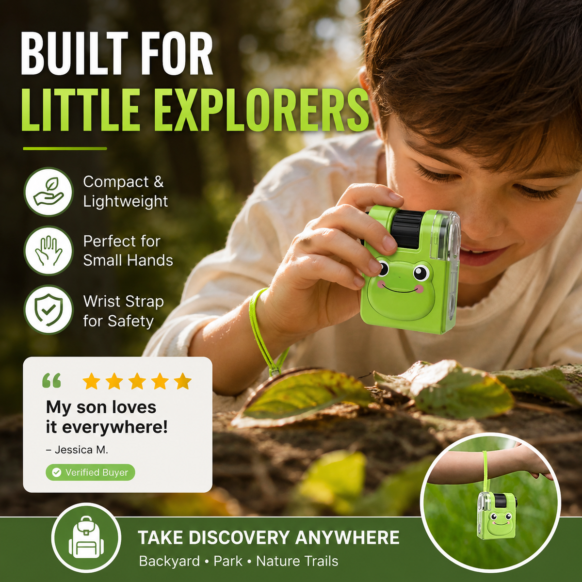 SnapScope — Tragbares Kinder-Mikroskop | 1+1 GRATIS