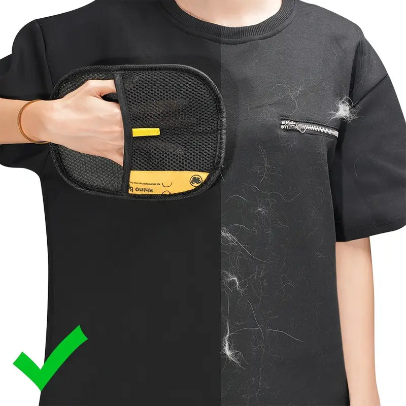 GroomyGlove – Antistatischer Handschuh zur Tierhaarentfernung | 1+2 GRATIS