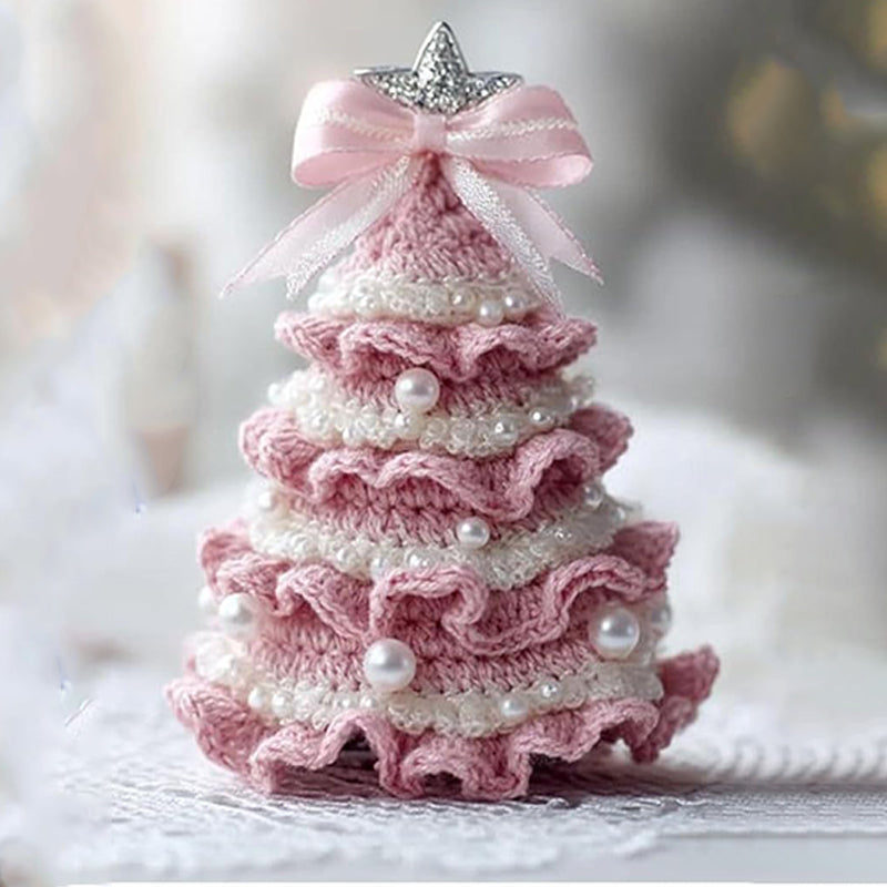 OrnaCraft – Gehäkelte Weihnachtsbaumdekoration mit imitierten Perlen | 1+1 GRATIS