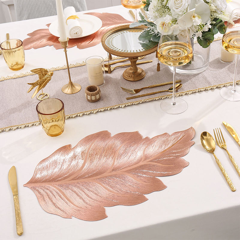 GoldLux – Hitzebeständige 3D Goldfolie-Tischsets | 1+1 GRATIS