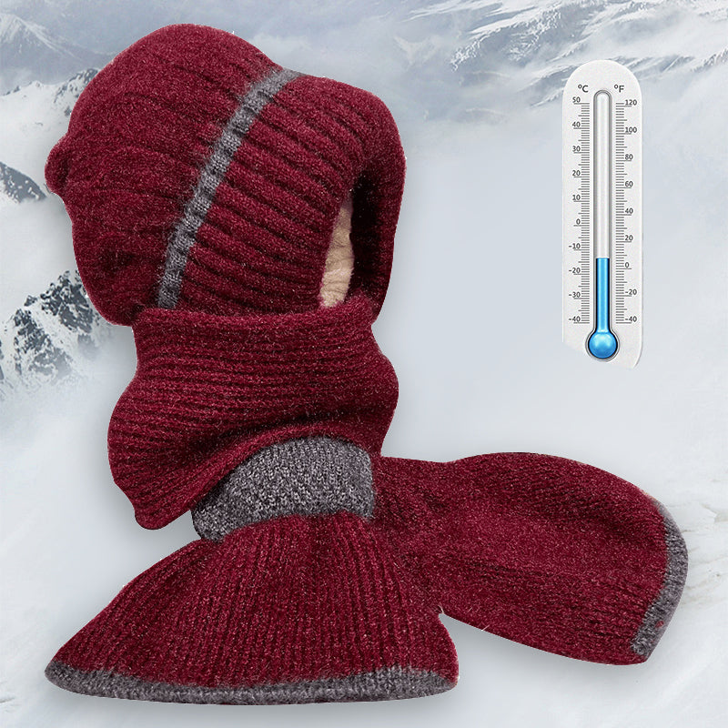 Mia – Damen-Wintermütze mit Schal und winddichtem Ohrenschutz | 1+1 GRATIS