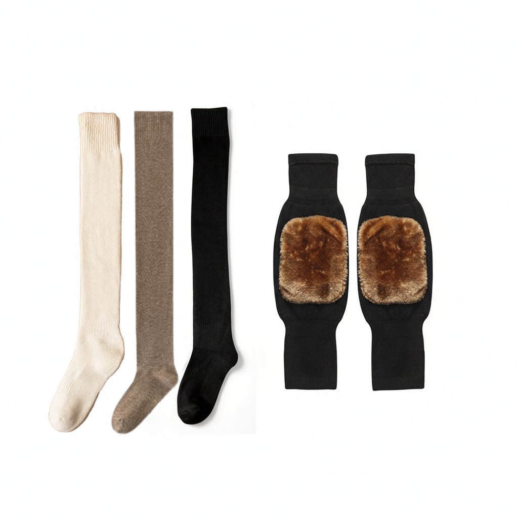 Stella — Gemütliche atmungsaktive Socken mit dehnbarem Sitz | 1+2 GRATIS