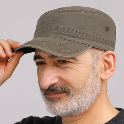 Hunter — Militärische Flat Cap | 1+1 GRATIS