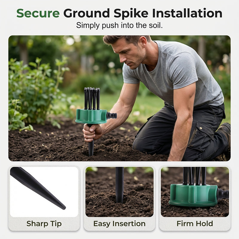 LushLawn — Flexibler Gartensprinkler | 1+1 GRATIS