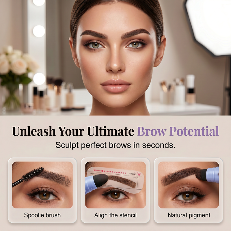 BrowBlaze — 12 Std. wasserfestes Augenbrauengel | 1+1 GRATIS