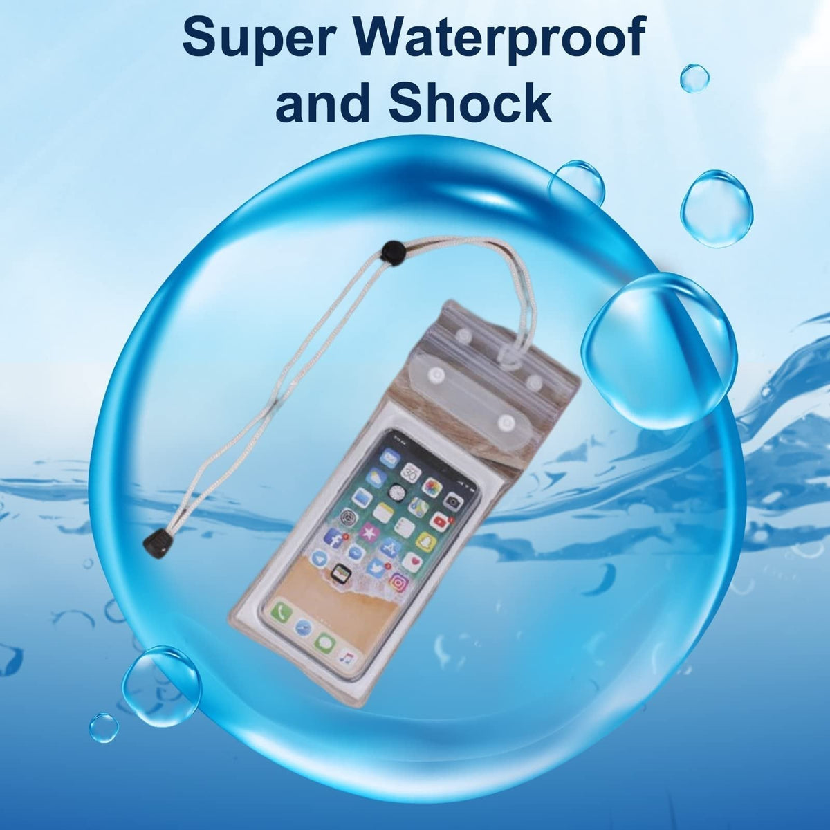 AquaShield — Wasserdichte Handyhülle | 1+1 GRATIS