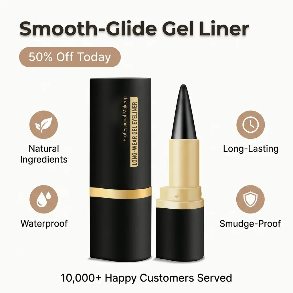Eyeliner Wasserfest für Präzise Linien | Pigmentreiche Formel | Wischfest & Schweißfest für den ganzen Tag, ideal im Alltag