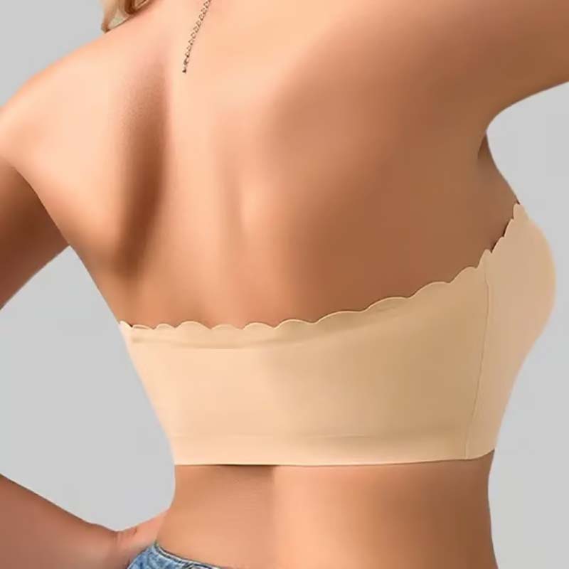 SlipFree™ – Nahtloser Bandeau-BH mit Vorderverschluss | 1+1 GRATIS