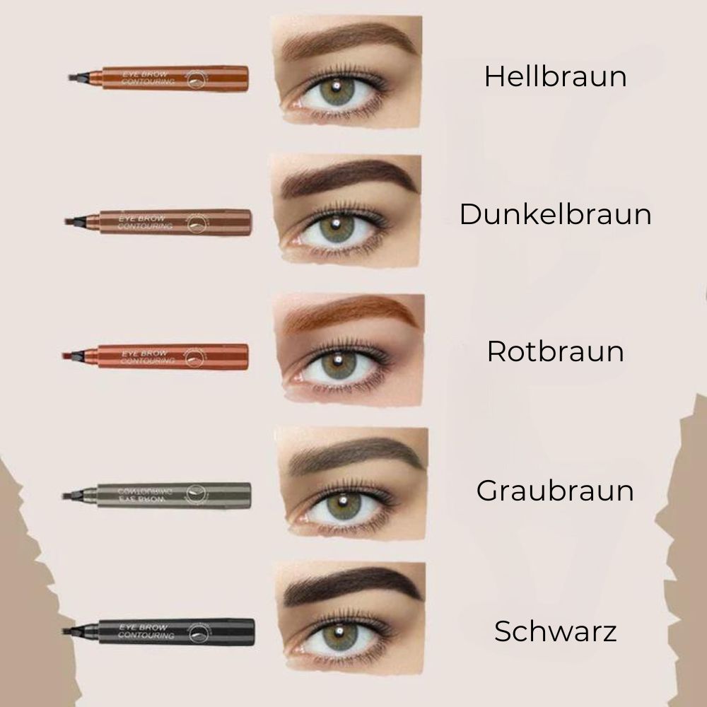 1+1 GRATIS | BrowElegance™ Mühelose, volle Augenbrauen, die den ganzen Tag ohne Verschmieren halten