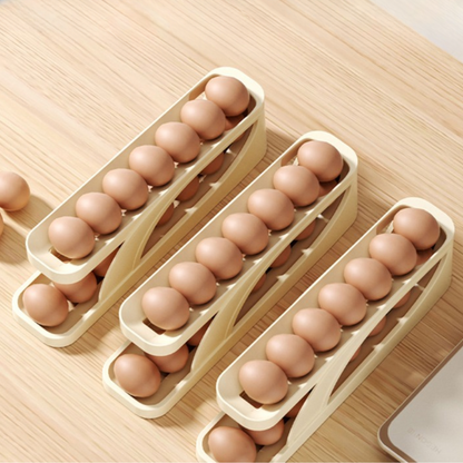 1+1 GRATIS | EggScroller™ Eier mühelos frisch halten und Ihren Kühlschrank ordentlich behalten