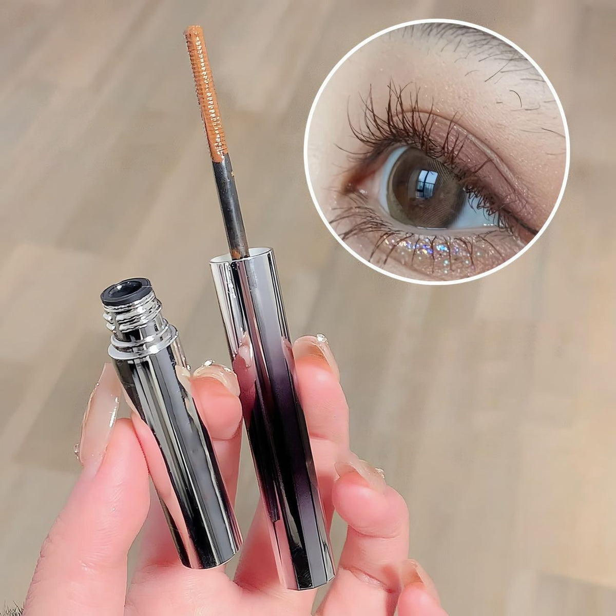 Wasserfeste, wischfeste und langanhaltende Mascara in der Tube | 1+1 GRATIS