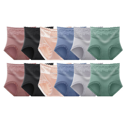 LaceComfort – Damen Spitzen-Slips mit Hohem Bund | 1+1 GRATIS