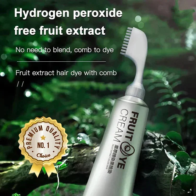 ColorFruit™ 80ml  Haarfärbe-Kamm Mit Fruchtessenzen | 1+1 GRATIS