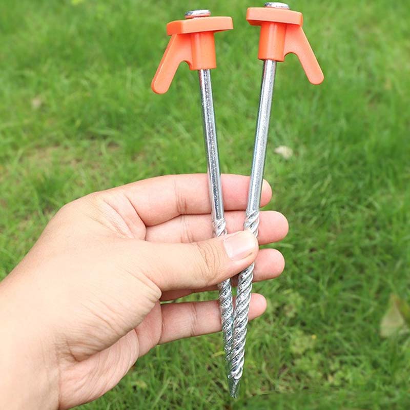BlazeGrip — Stahl Zeltpflöcke | 1+1 GRATIS