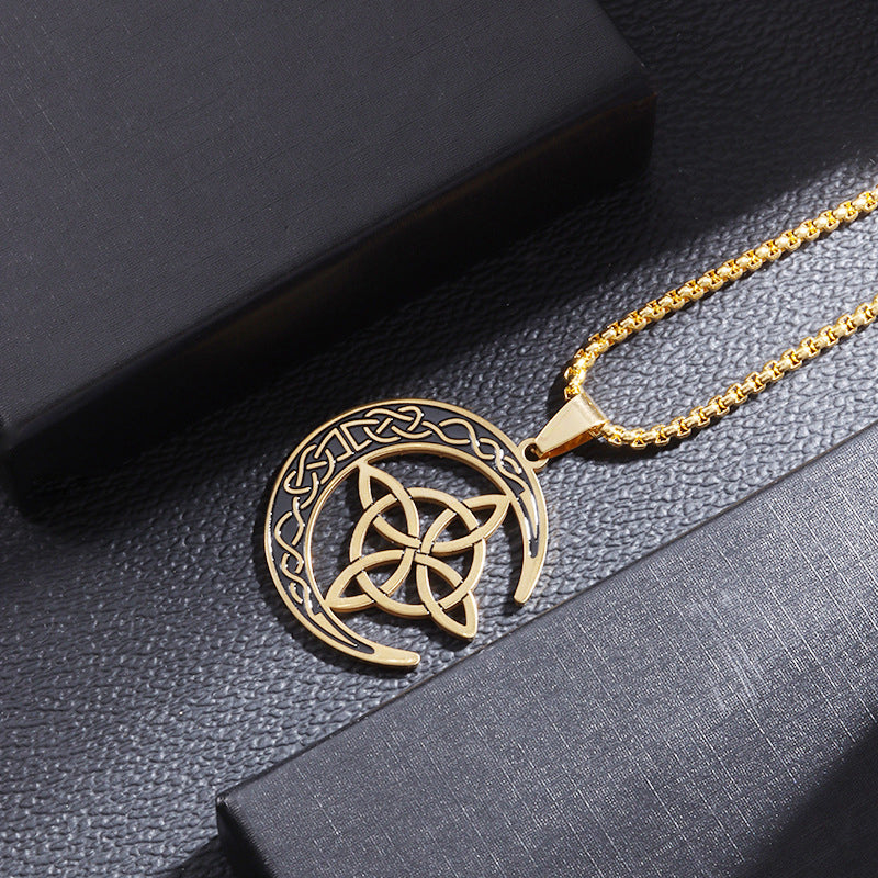 LunaForge – Symbolische Mondkette | 1+1 GRATIS