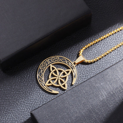 LunaForge – Symbolische Mondkette | 1+1 GRATIS