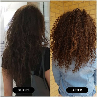 Lockencreme für lockiges Haar | Marokkanische Pflegeformel mit Feuchtigkeitsbalance | Mehr Volumen & Definition