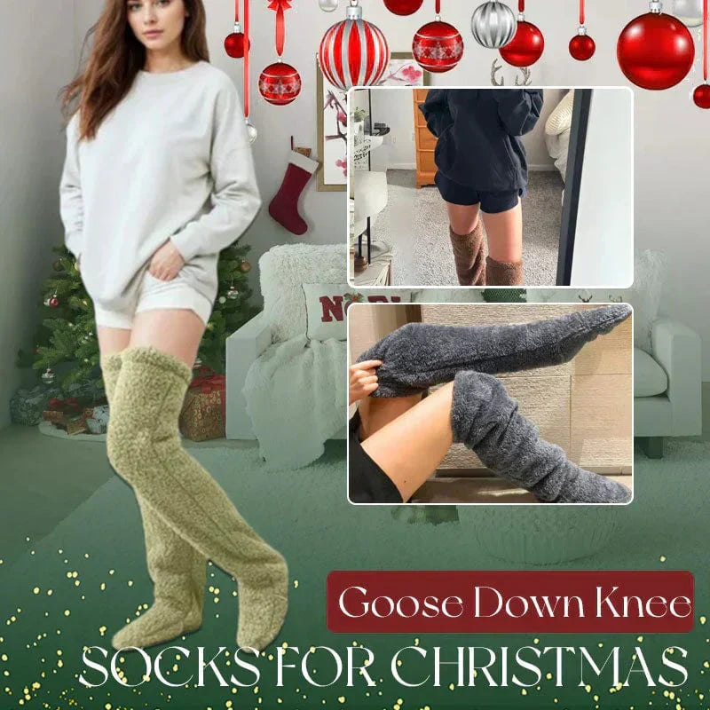 FeatherHug - Gänsedaunen-Kniesocken | 1+1 GRATIS