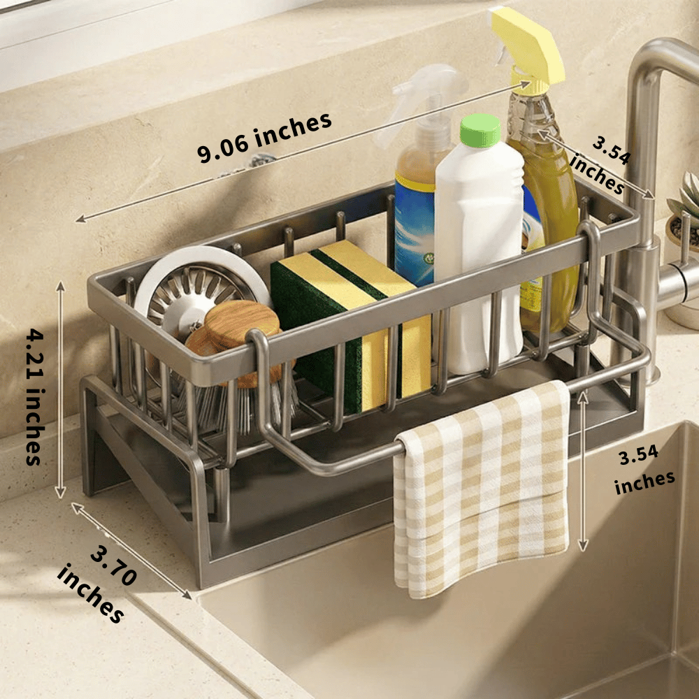 FlowNest — Spülbecken-Abtropfschale-Organizer | 1+1 GRATIS