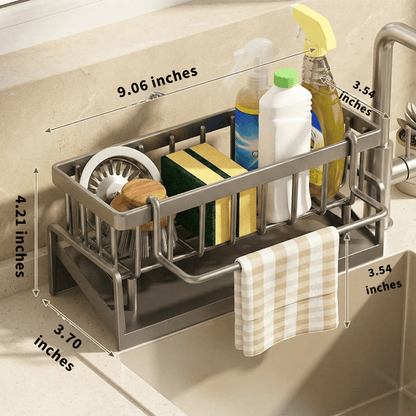 FlowNest — Spülbecken-Abtropfschale-Organizer | 1+1 GRATIS