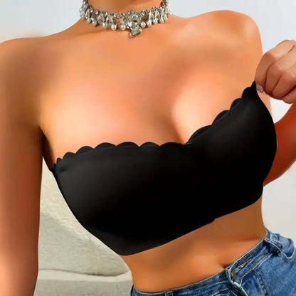 SlipFree™ – Nahtloser Bandeau-BH mit Vorderverschluss | 1+1 GRATIS