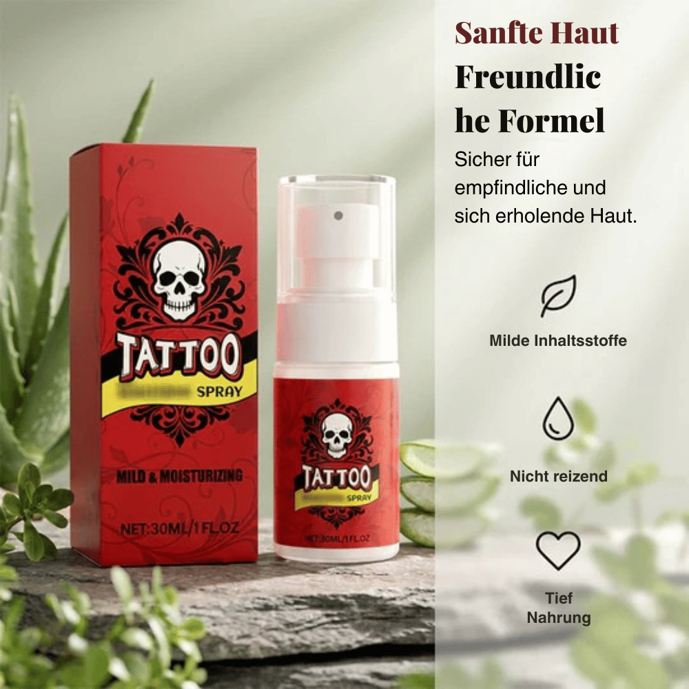 InkRevive — Tattoo-Pflegespray | 1+2 GRATIS