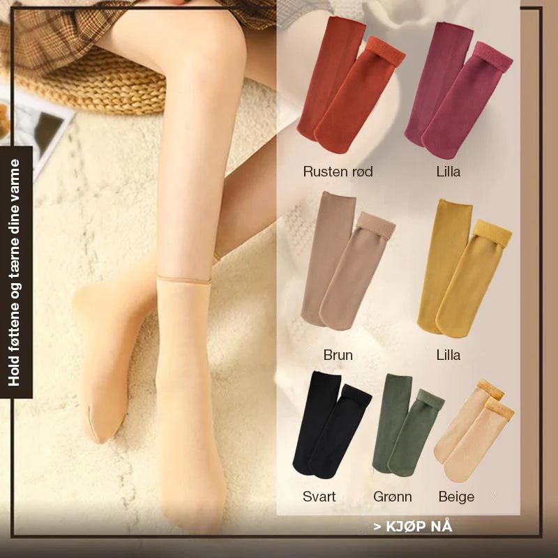 FlauschSox - Winterliche, samtweiche Schneesocken | 1+1 GRATIS