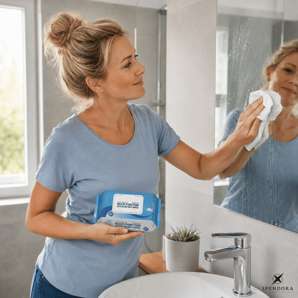 RadianceWipe — Entkalkungstücher fürs Badezimmer | 1+1 GRATIS