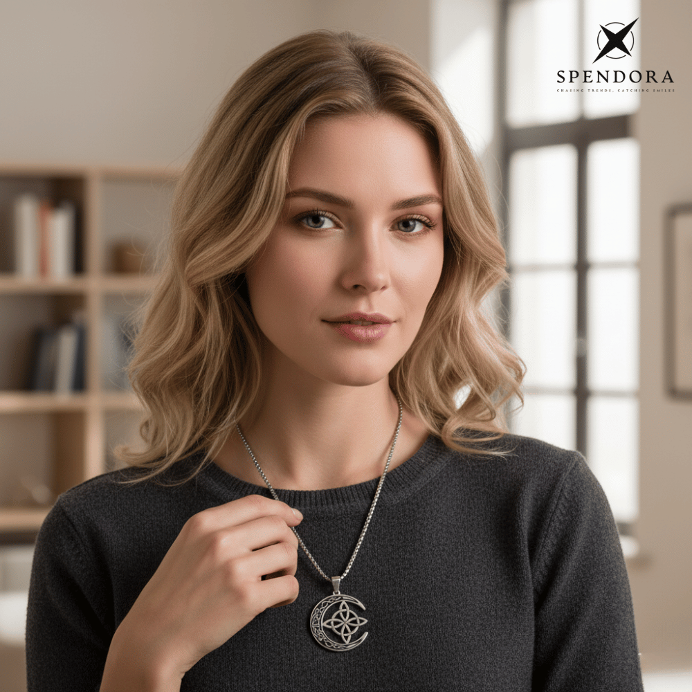LunaForge – Symbolische Mondkette | 1+1 GRATIS