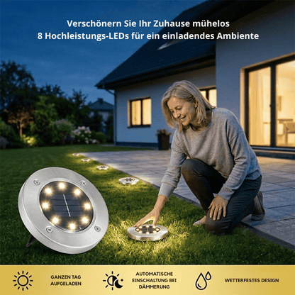 LumaVibe — Solar Gartenleuchten Set | 1+1 GRATIS