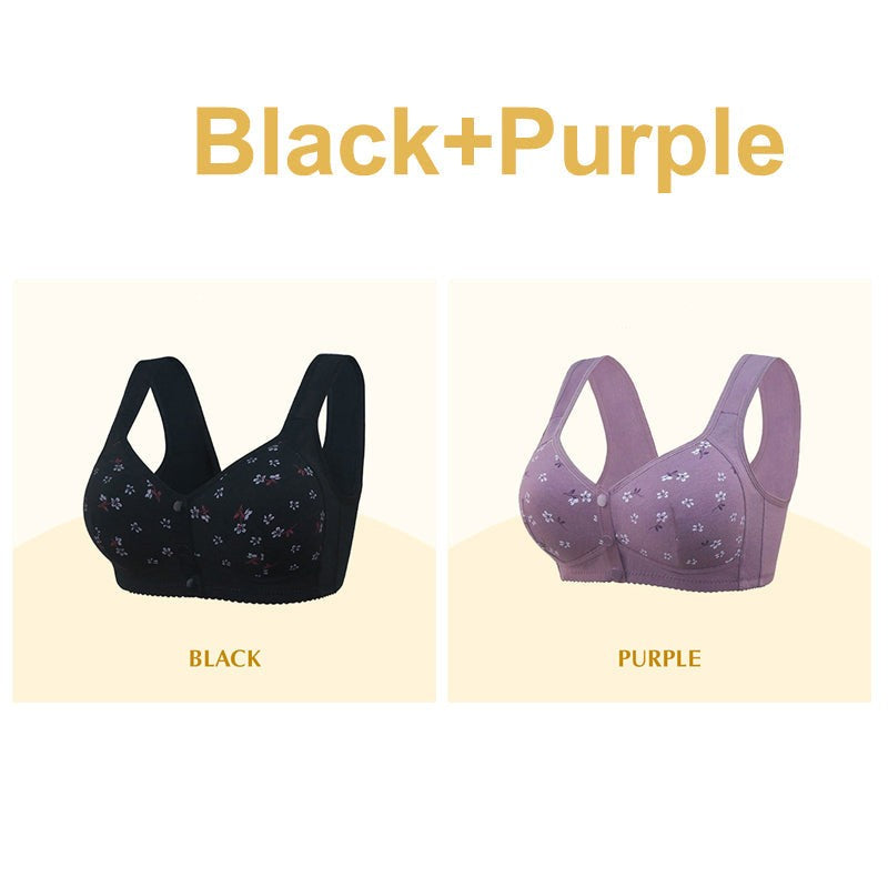 ComfortWear – Bequeme Frontverschluss-BH mit Knopfleiste | 1+1 GRATIS