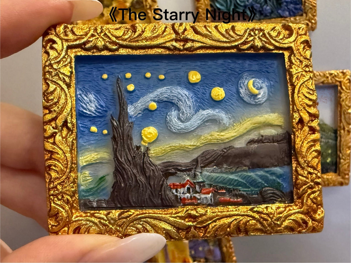 ArtMag Gold – 3D Van-Gogh-Kunstmagnete | 1+1 GRATIS