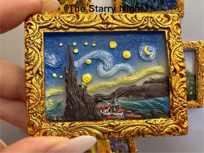 ArtMag Gold – 3D Van-Gogh-Kunstmagnete | 1+1 GRATIS