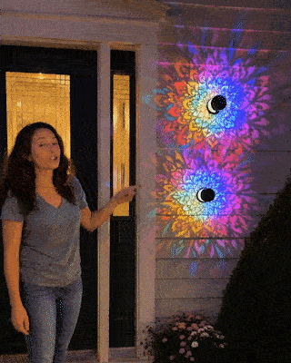 LumaHalo — Mandala Solarleuchte Außen | 1+1 GRATIS