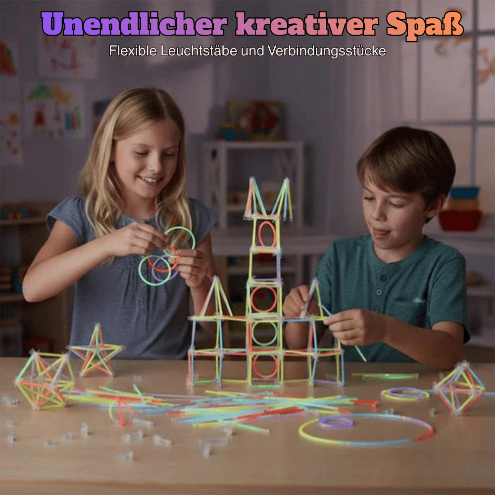 Glowsticks — Endloser Spaß, Brillantes Spiel | 1+1 GRATIS