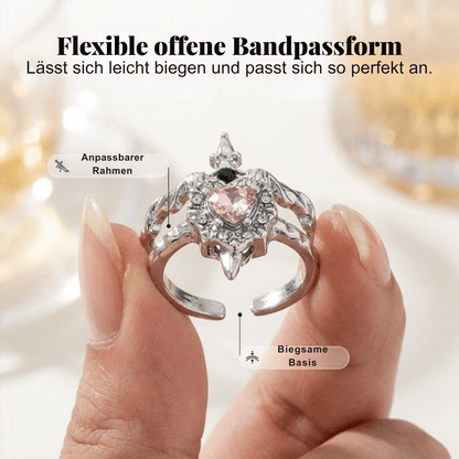 Jina — Gothic Herzring | 1+1 GRATIS