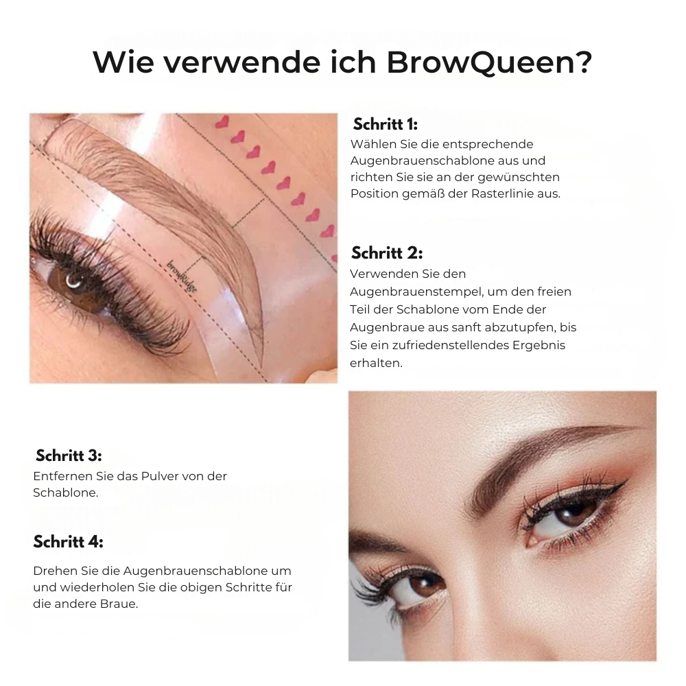 BrowQueen – Perfekte Augenbrauen in Sekundenschnelle | 1+1 GRATIS