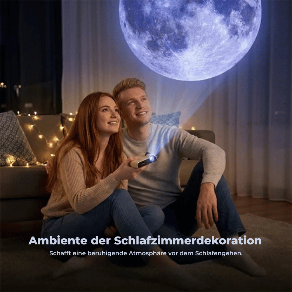 LunaLume — Magischer Mondprojektor | 1+1 GRATIS