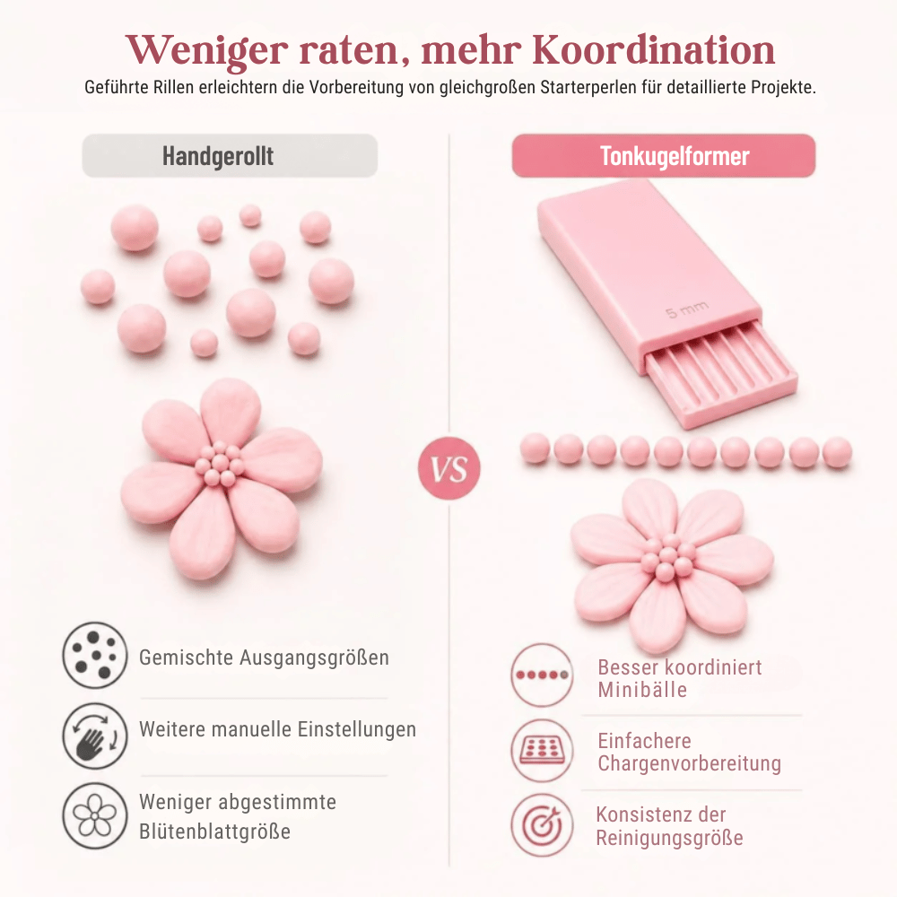 ClaySphere — Präziser Mini-Kugelformer | 1+1 GRATIS