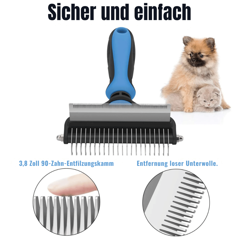 FurMender — Fellpflege- & Entfilzungsbürste | 1+1 GRATIS