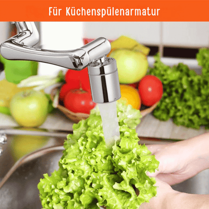 AquaSpin — 1080° Schwenkbarer Wasserhahn-Adapter  | 1+1 GRATIS