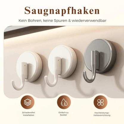 Velaria — Selbstklebende Wandhaken | 1+2 GRATIS