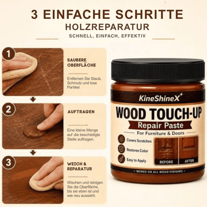 WoodTouch — Holz-Reparaturcreme Braun | 1+1 GRATIS