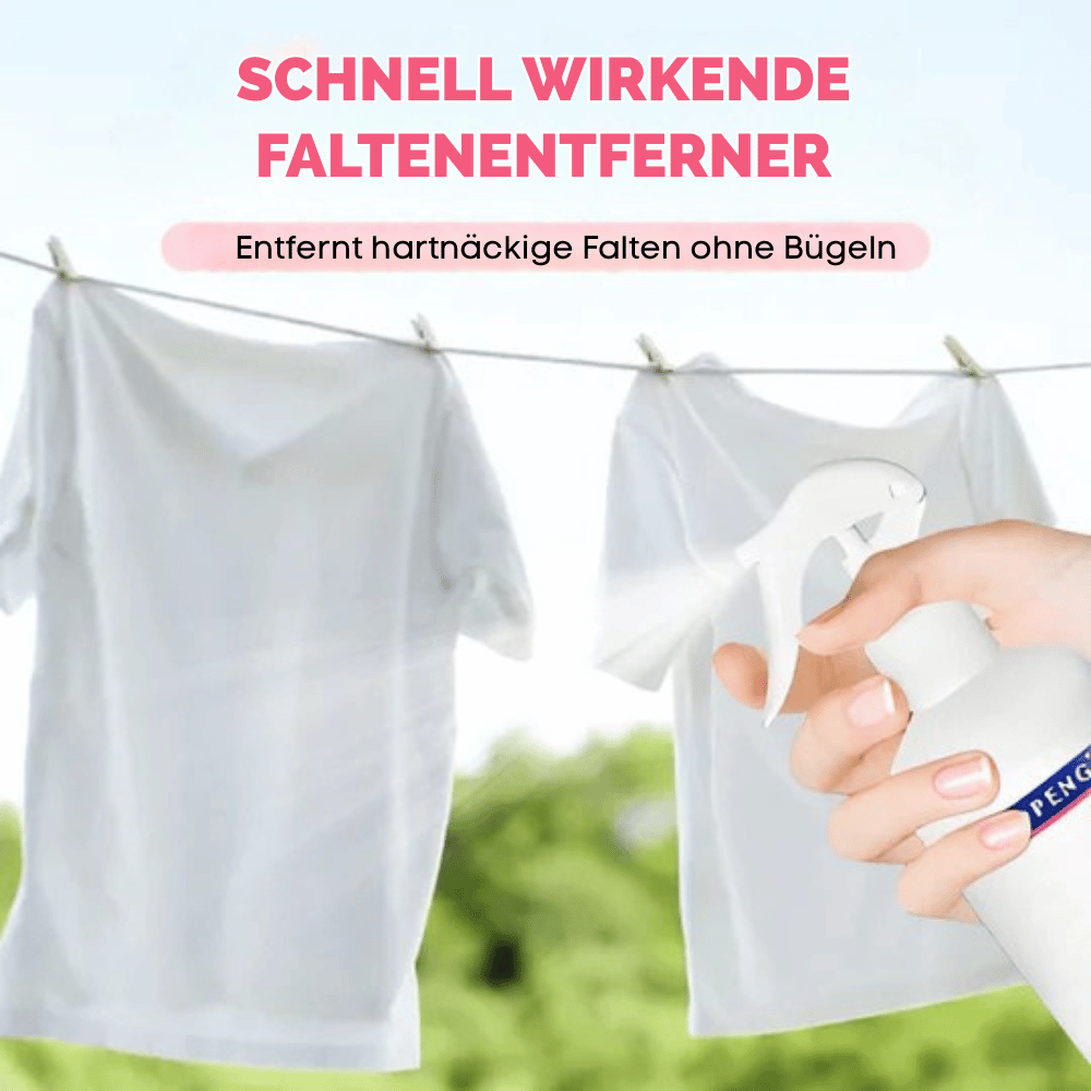 WrinkleAway — Faltenspray für makellose Kleidung | 1+1 GRATIS