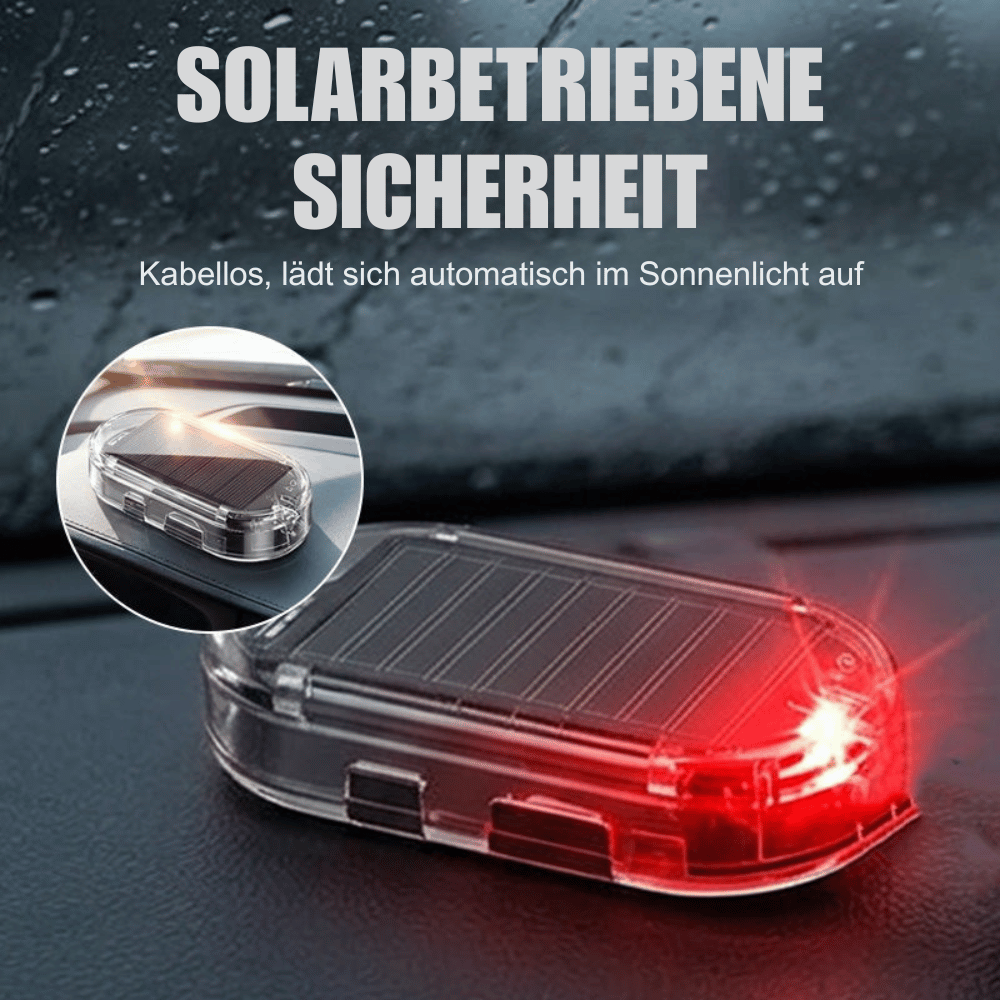 SolarGuard – Diebstahlschutz Warnlicht | 1+1 GRATIS