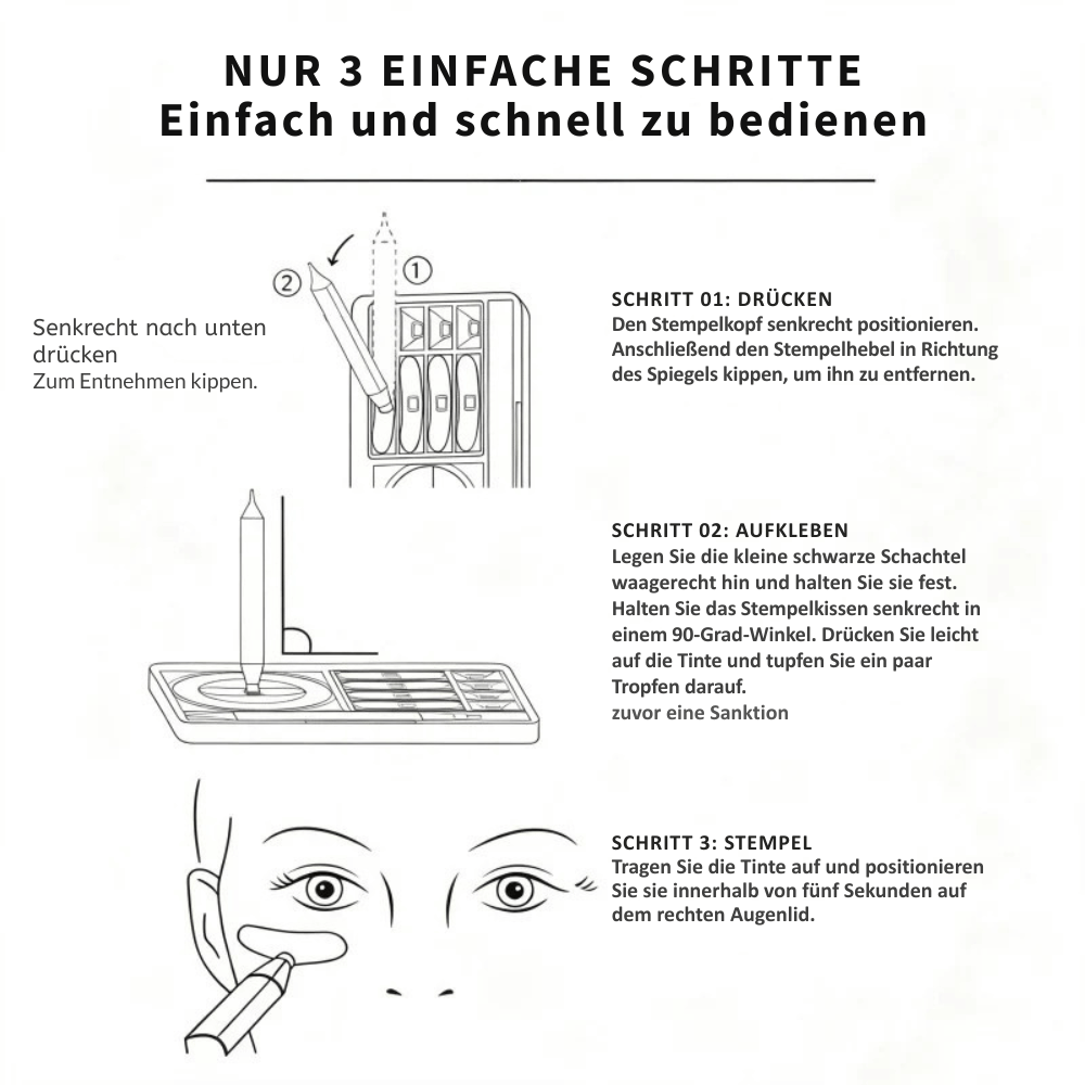 VeroStampa — Makelloses Augen-Stempelset | 1+1 GRATIS