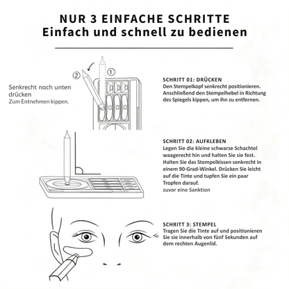 VeroStampa — Makelloses Augen-Stempelset | 1+1 GRATIS