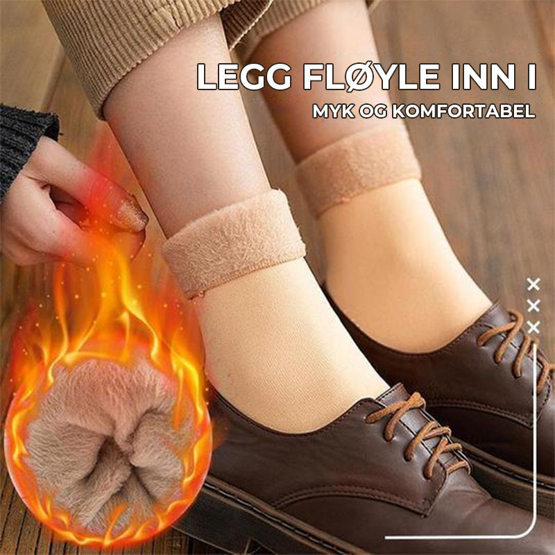 FlauschSox - Winterliche, samtweiche Schneesocken | 1+1 GRATIS