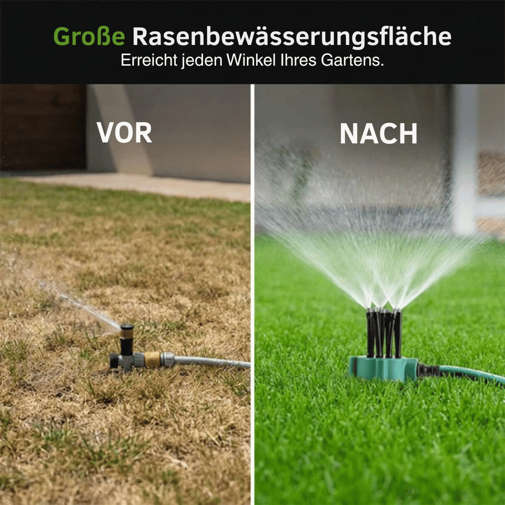 LushLawn — Flexibler Gartensprinkler | 1+1 GRATIS